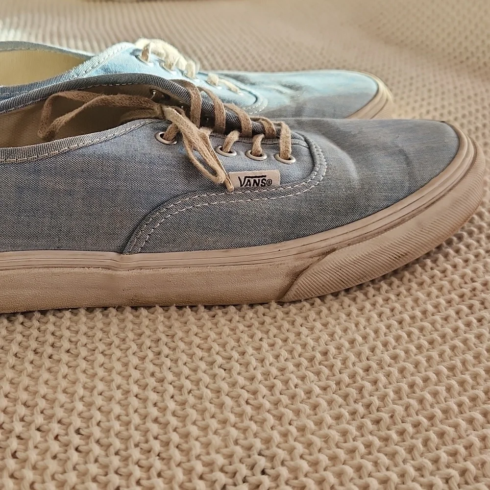 Casual Blue Canvas Sneakers - Picture 4 of 6